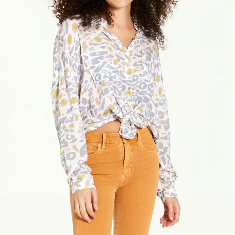 Dear John Leopard blouse